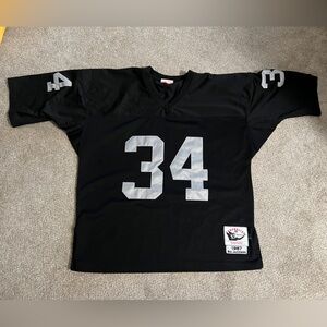 Bo Jackson LA Raiders 1990 Black Authentic Mitchell & Ness Black Throwback